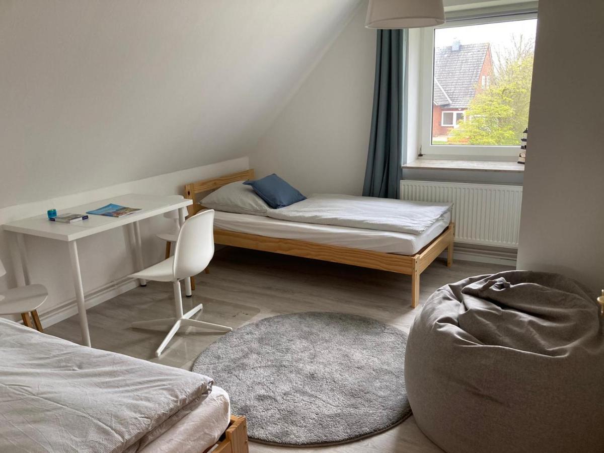 Ferienhaus Tidenkieker Nordstrand Bagian luar foto