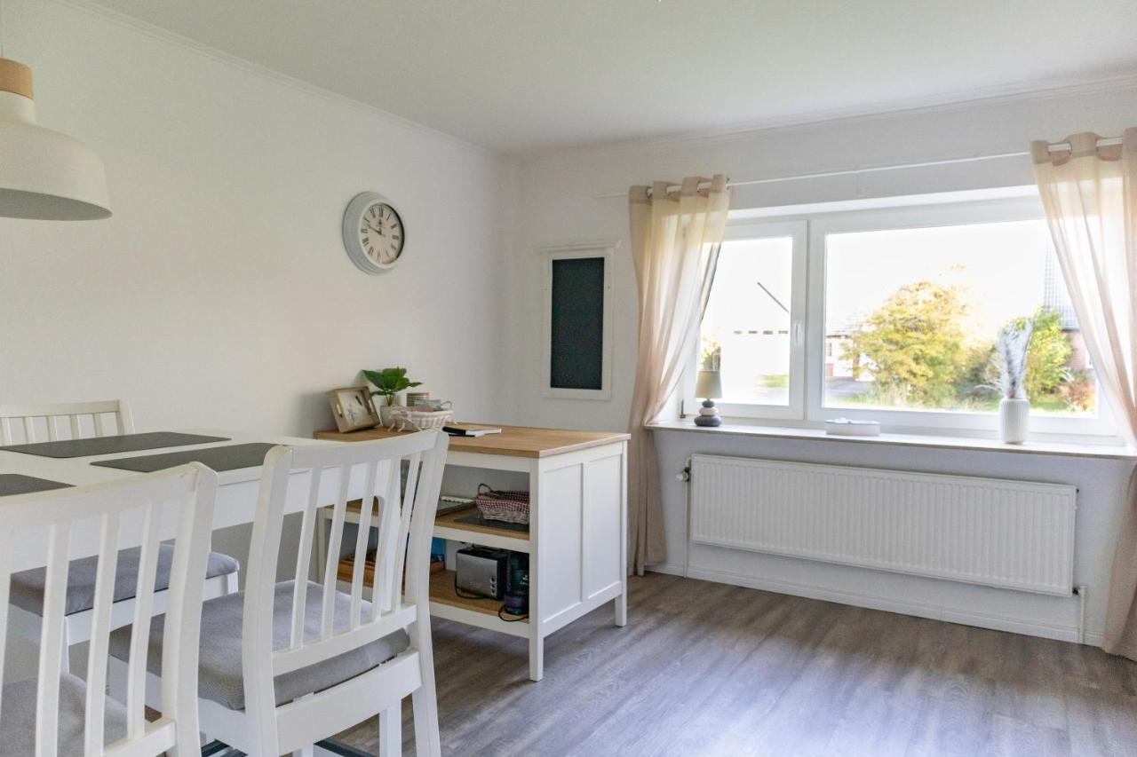 Ferienhaus Tidenkieker Nordstrand Bagian luar foto