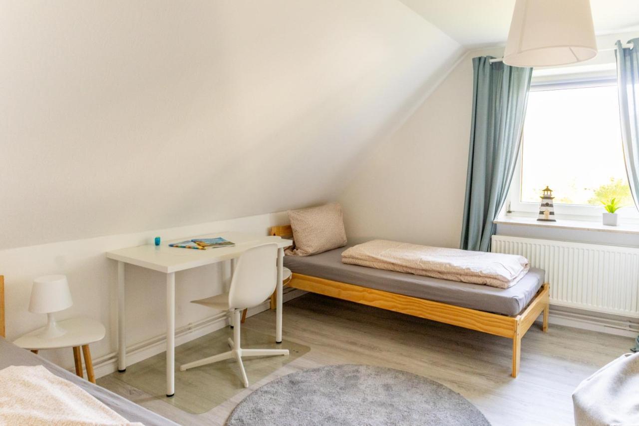Ferienhaus Tidenkieker Nordstrand Bagian luar foto